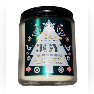 Bath & Body Works Joy Sugared Snickerdoodle Candle - Teal